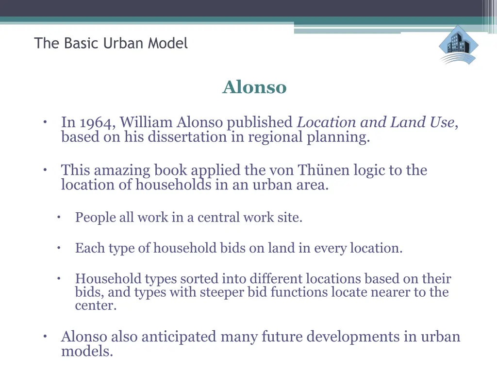 the basic urban model 6