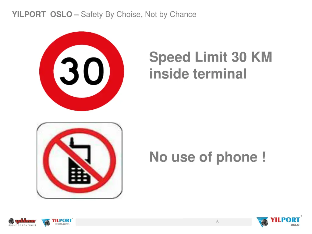 yilport oslo safety by choise not by chance