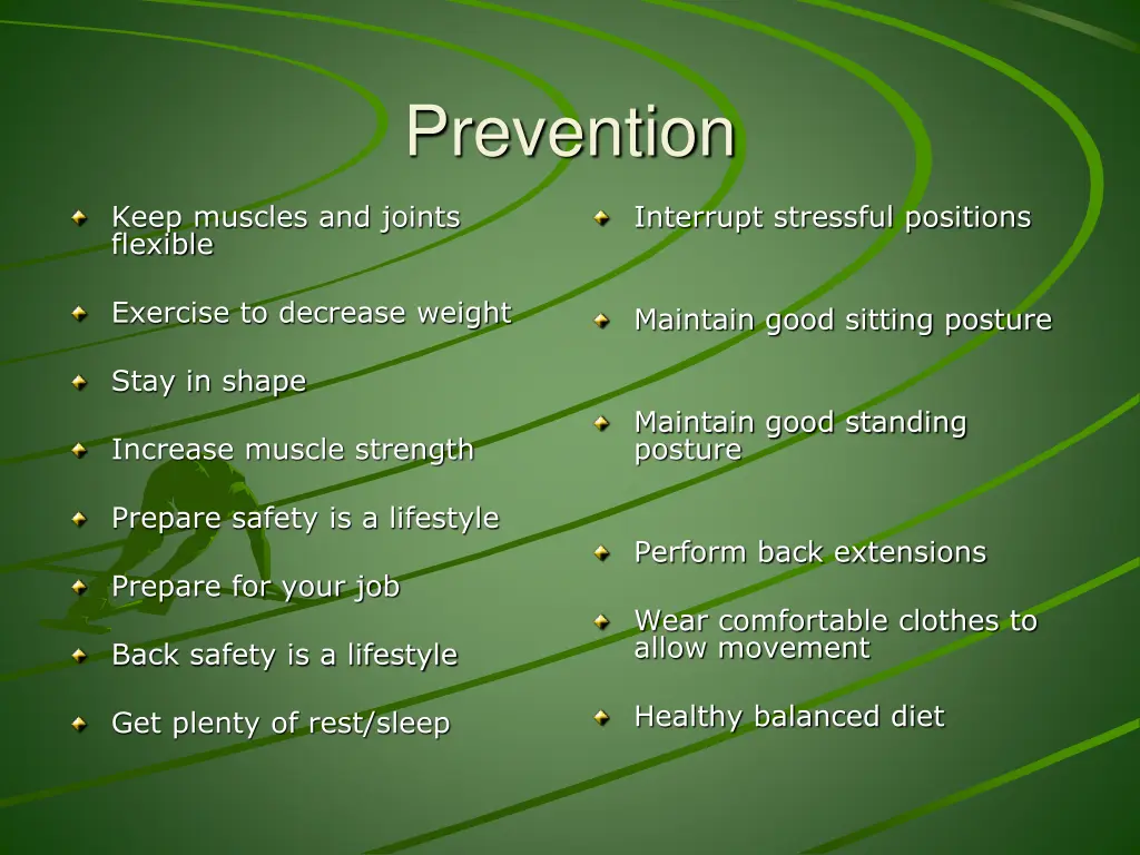 prevention