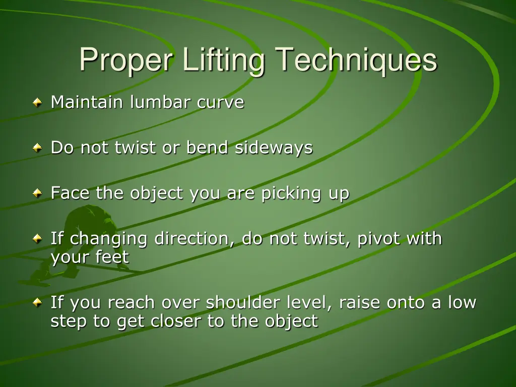 proper lifting techniques 1