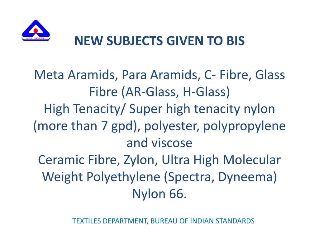 new subjects given to bis meta aramids para