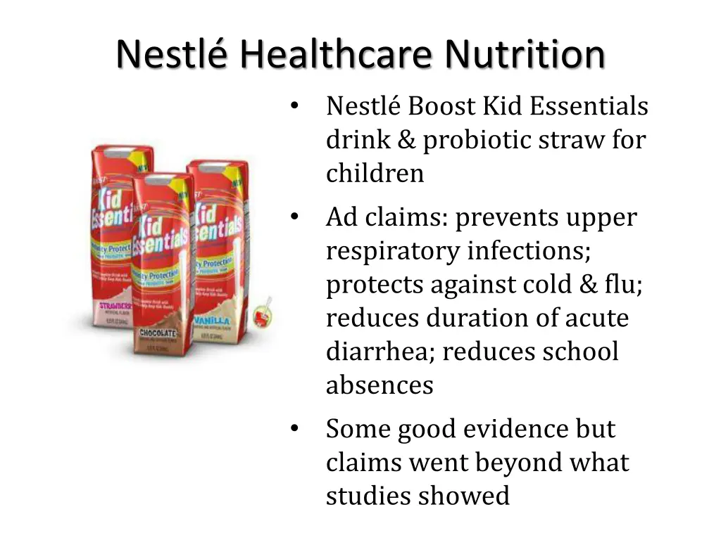 nestl healthcare nutrition