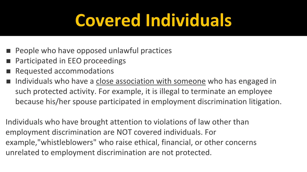 covered individuals