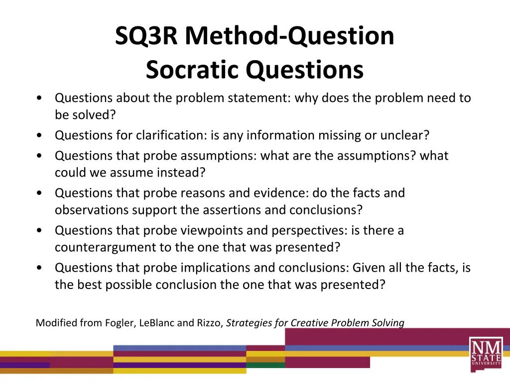 sq3r method question socratic questions questions