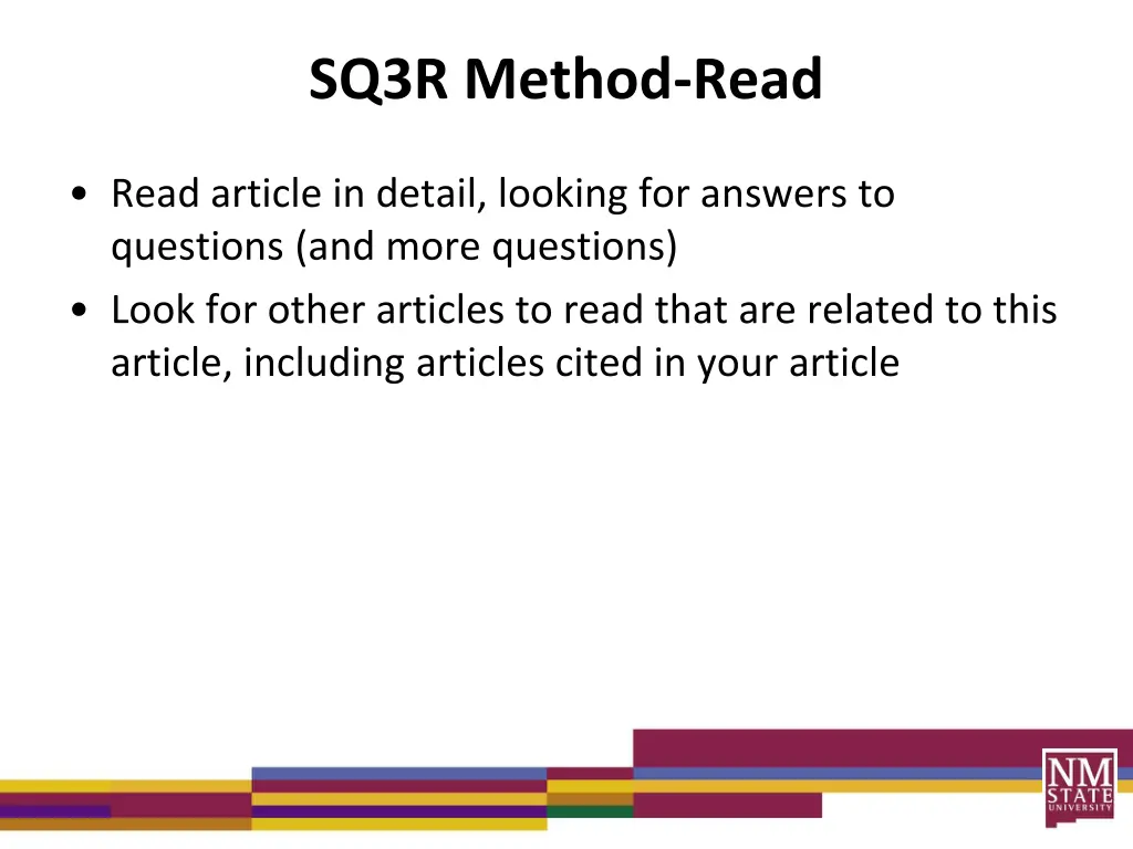 sq3r method read