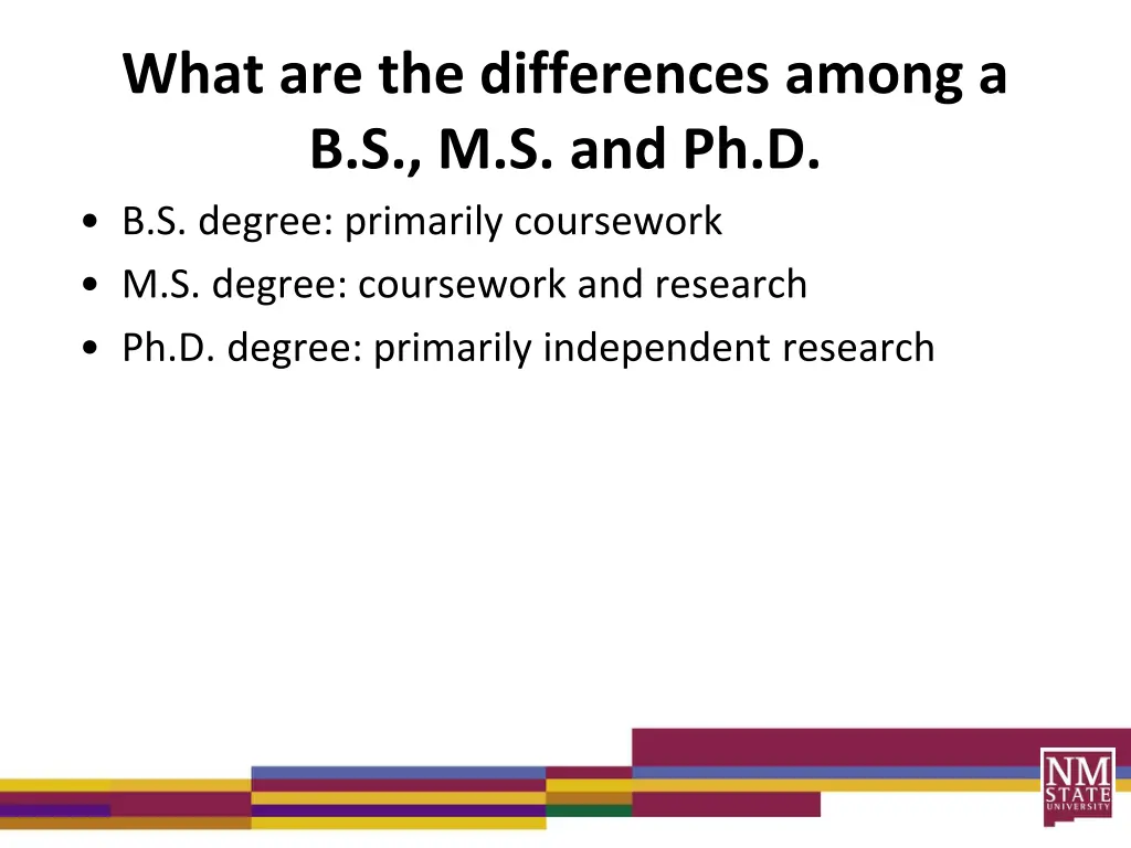 what are the differences among