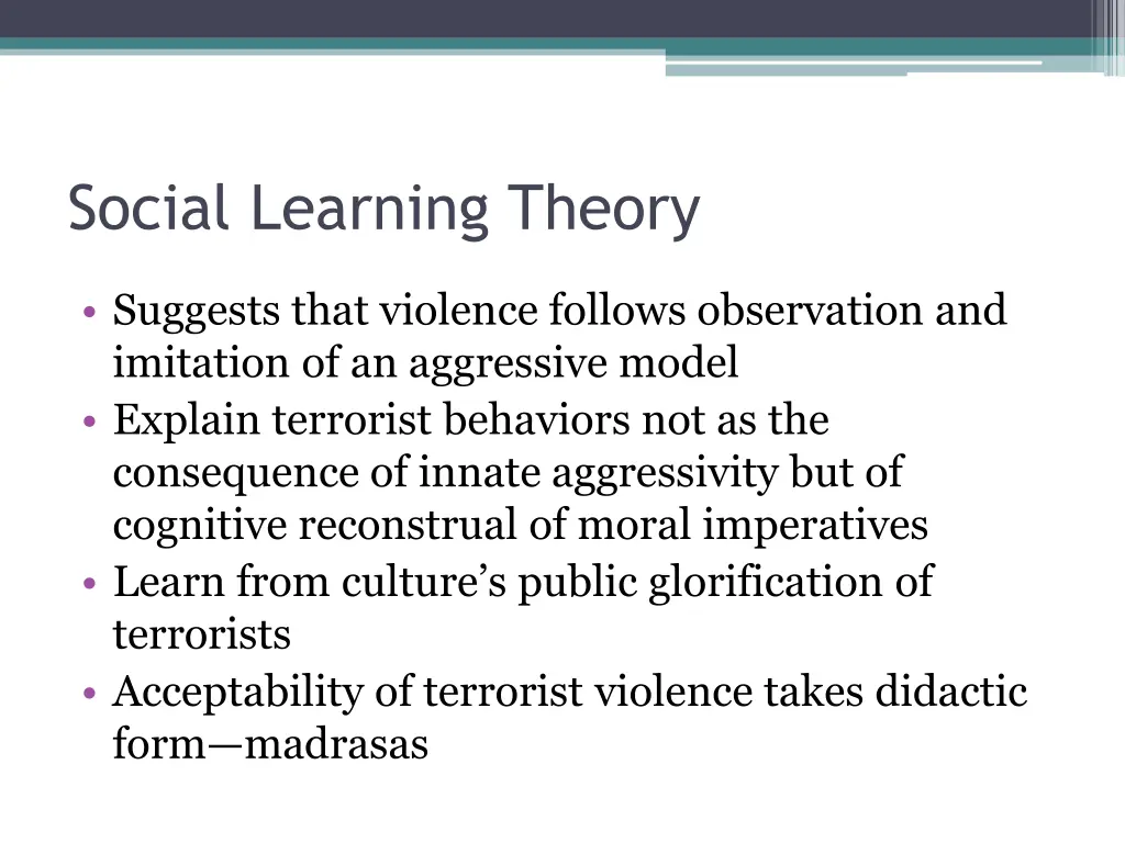 social learning theory