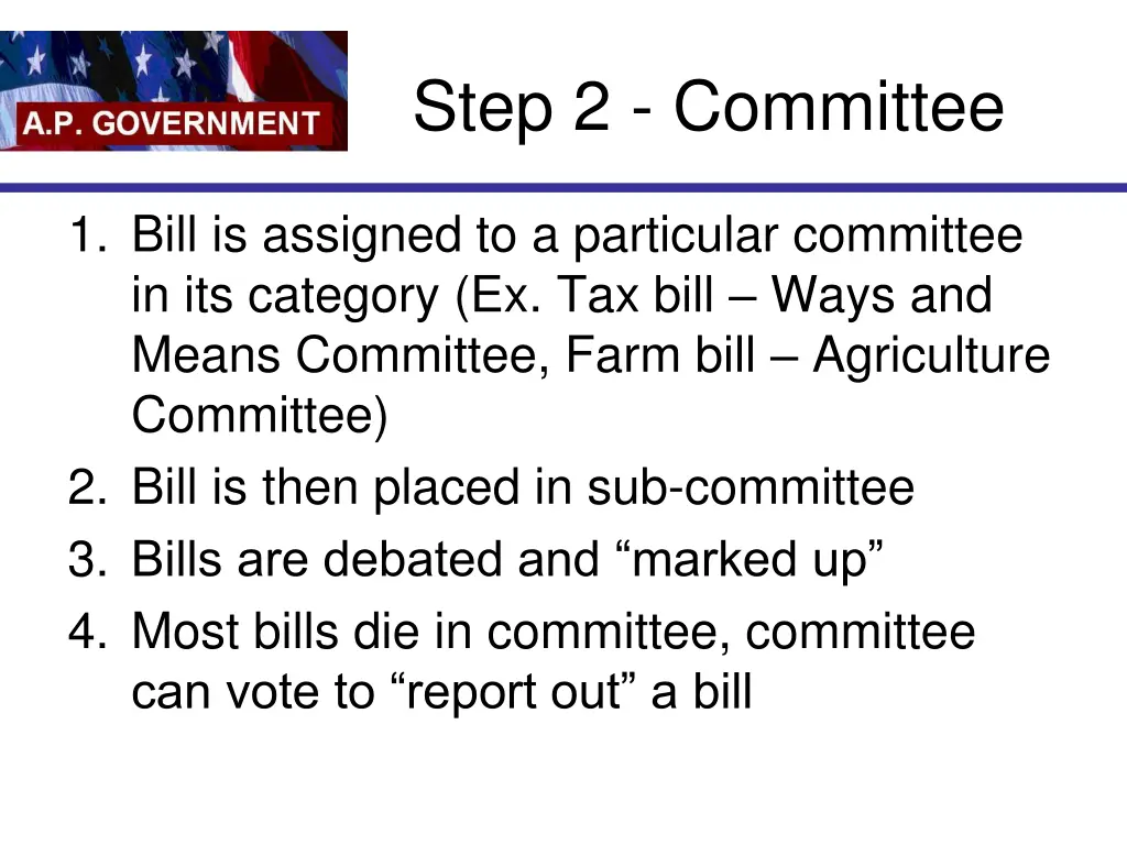 step 2 committee