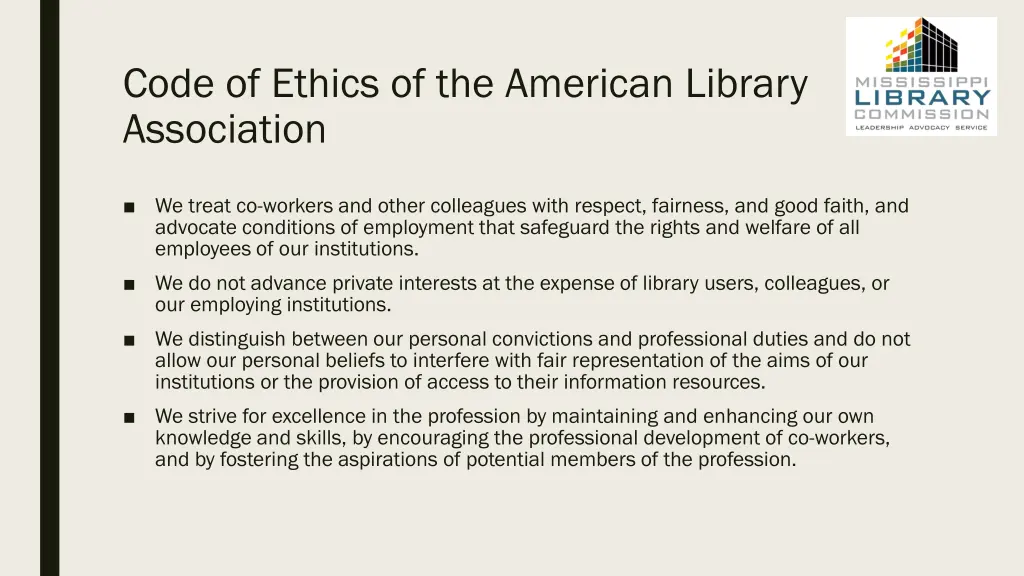 code of ethics of the american library association 2