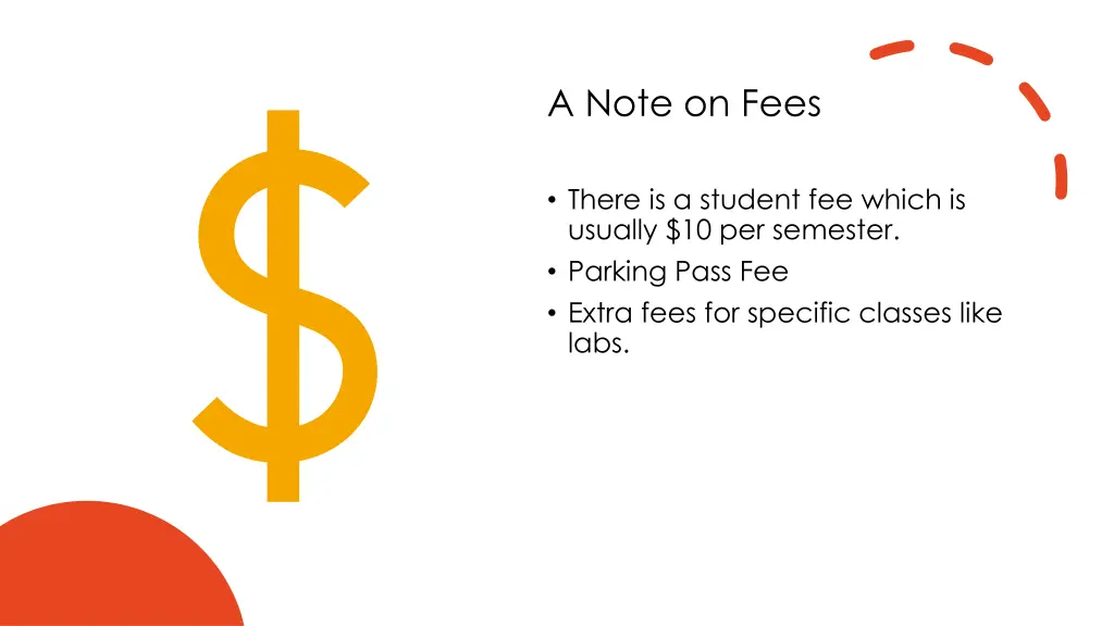 a note on fees