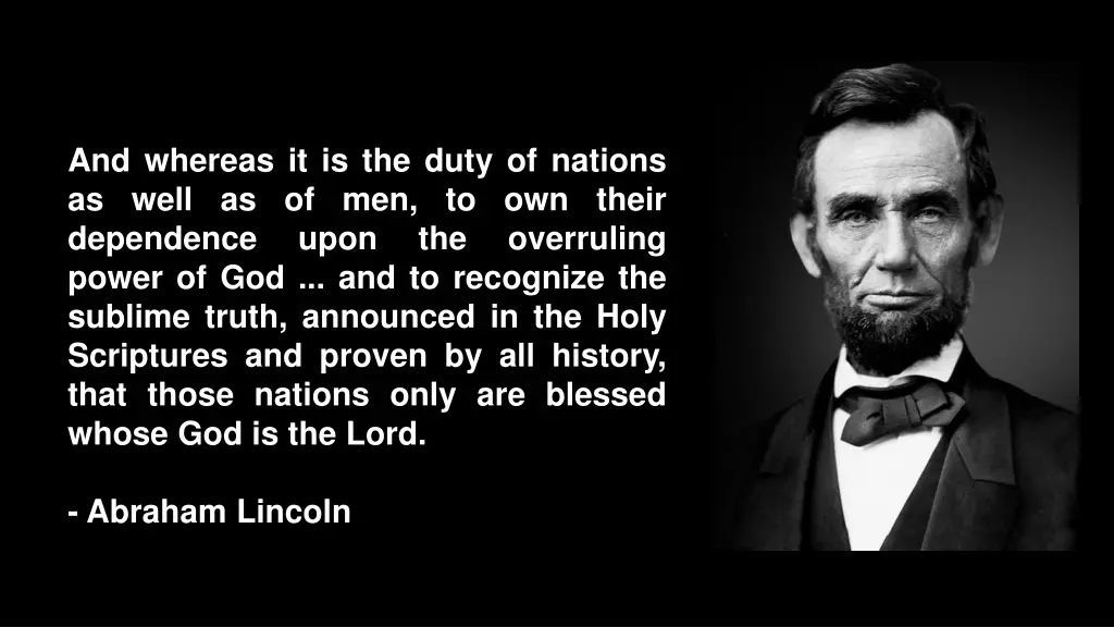 and whereas it is the duty of nations as well