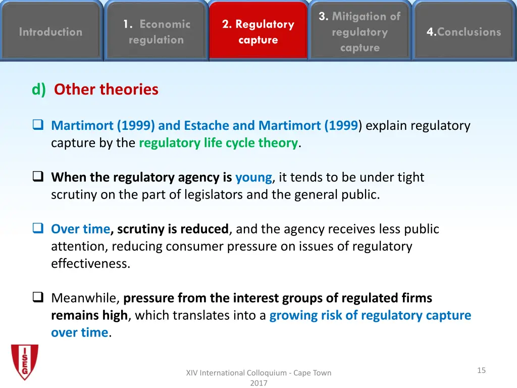 3 mitigation of regulatory capture 13