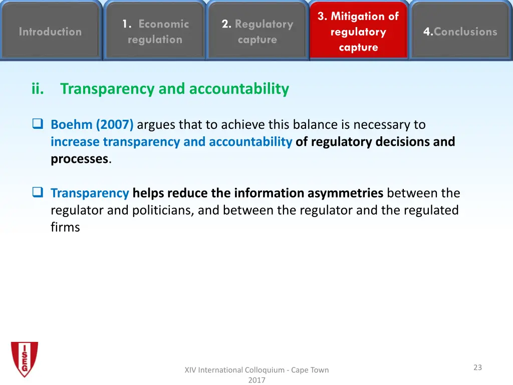 3 mitigation of regulatory capture 21