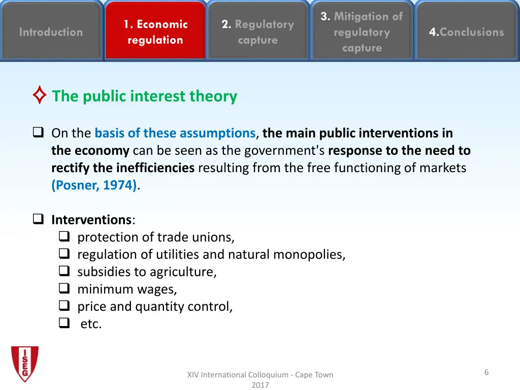 3 mitigation of regulatory capture 4