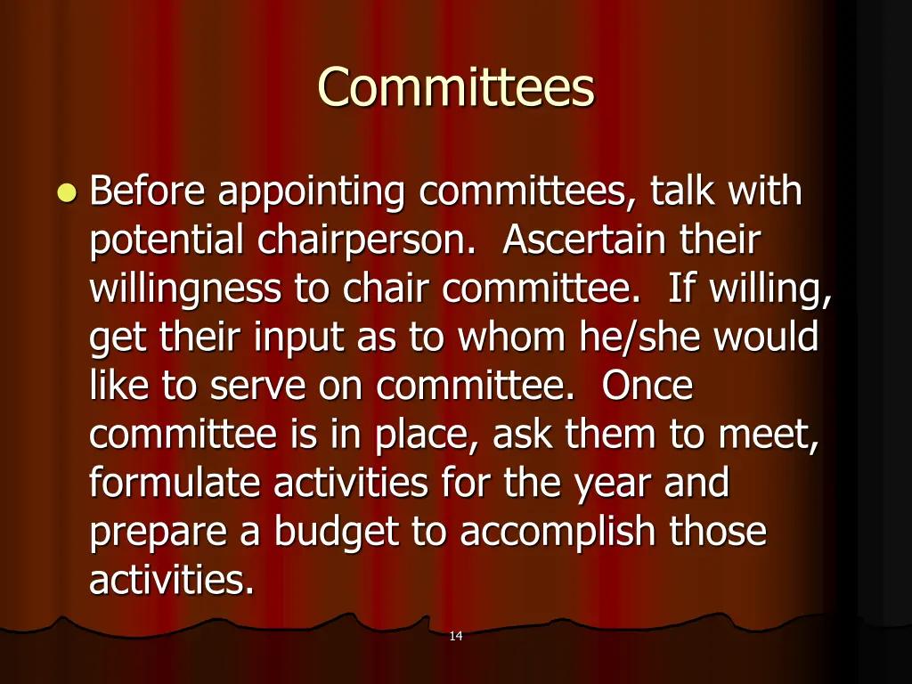 committees