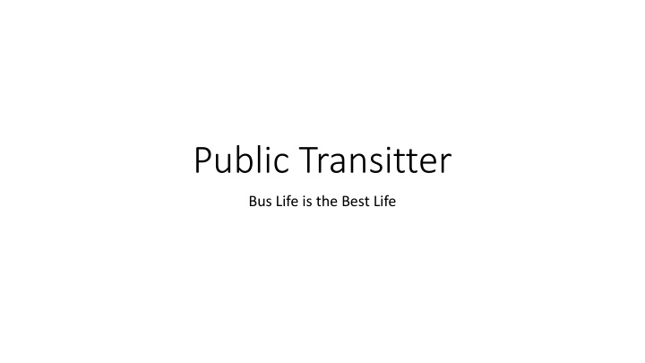 public transitter