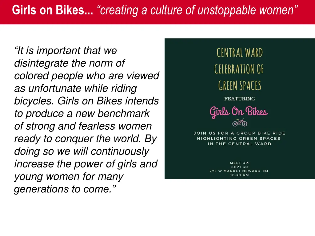 girls on bikes creating a culture of unstoppable