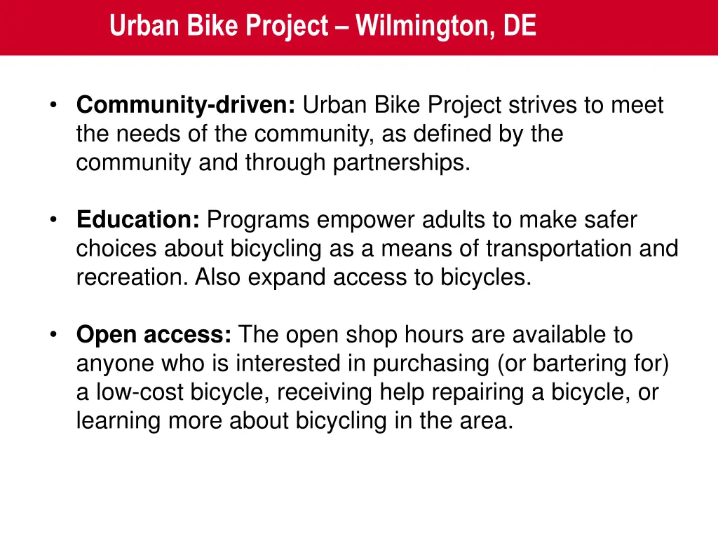 urban bike project wilmington de 1