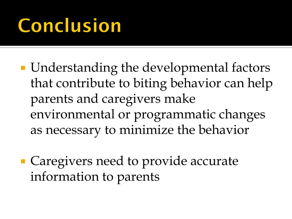 understanding the developmental factors that