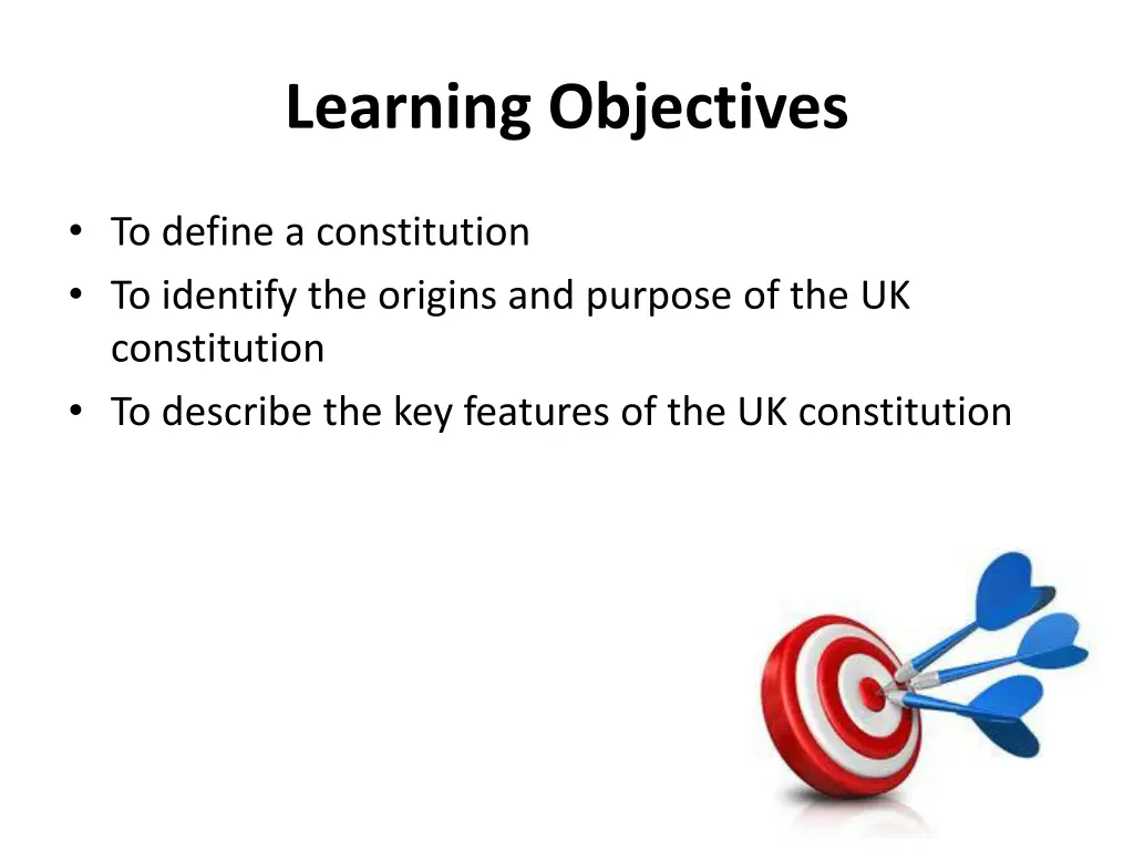 learning objectives