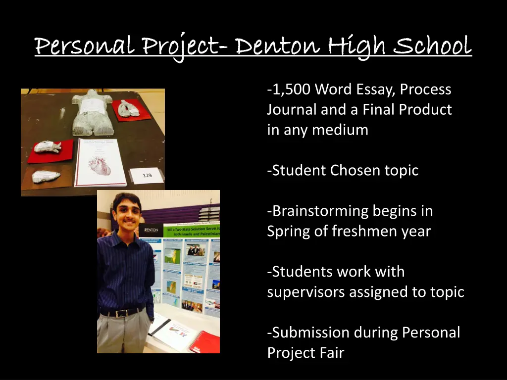 personal project personal project denton high