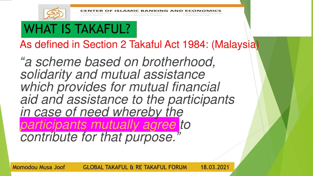 what is takaful