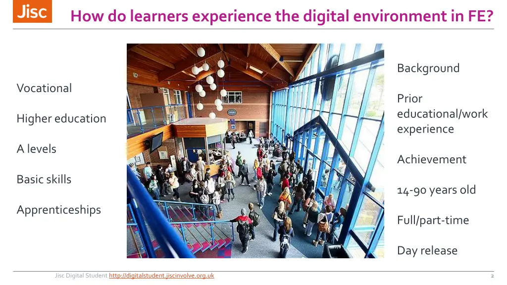 how do learners experience the digital