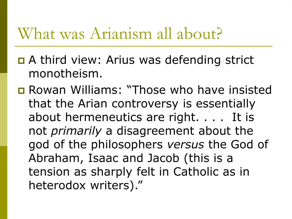 what was arianism all about 1