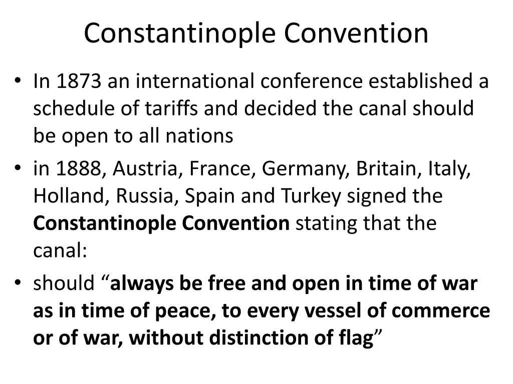 constantinople convention