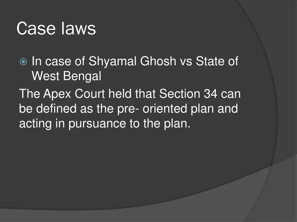 case laws