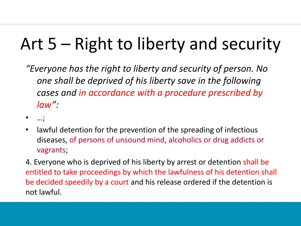 art 5 right to liberty and security