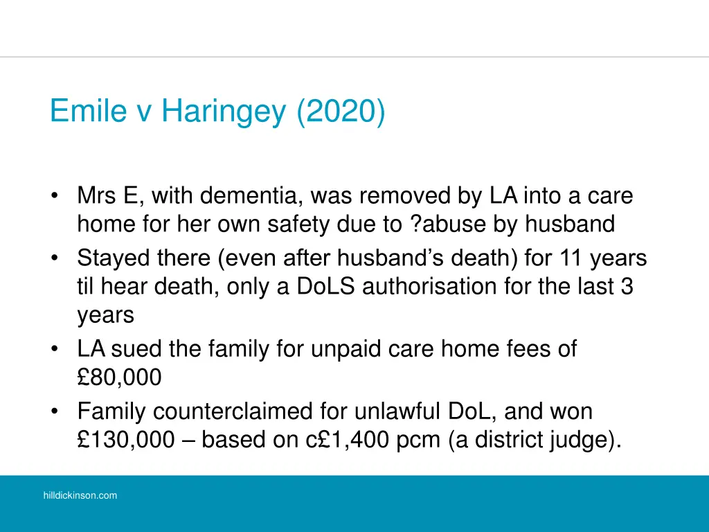 emile v haringey 2020