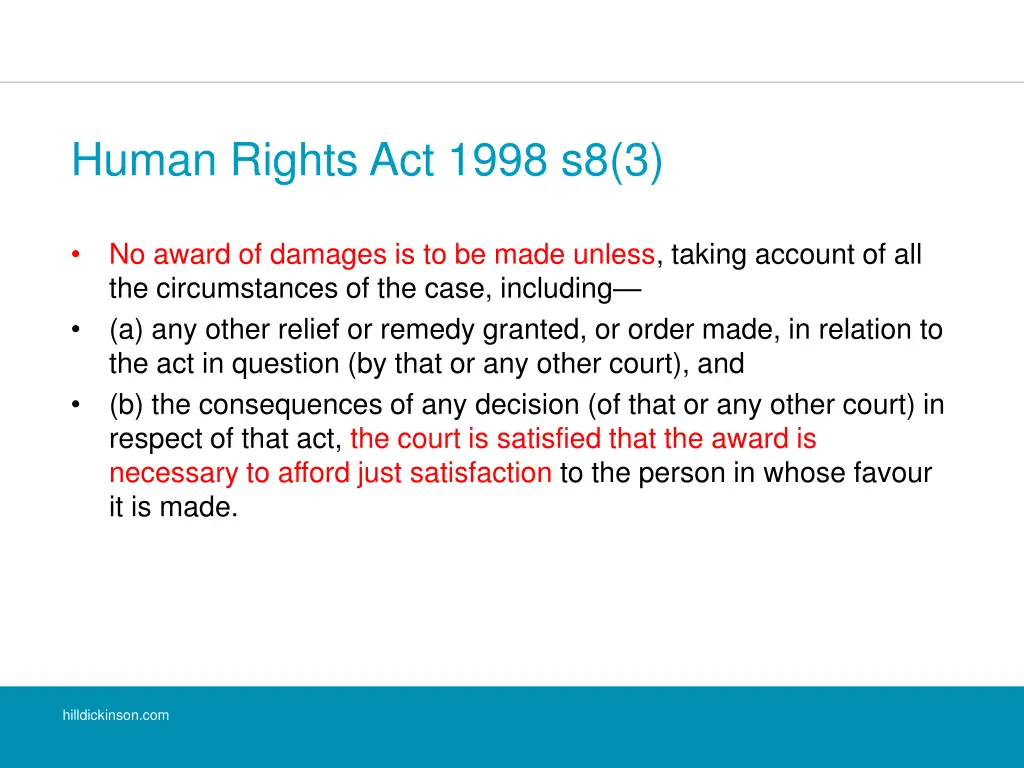 human rights act 1998 s8 3