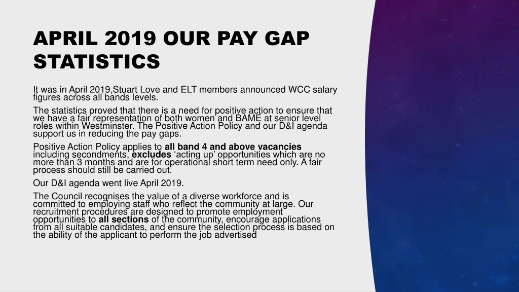 april 2019 our pay gap statistics