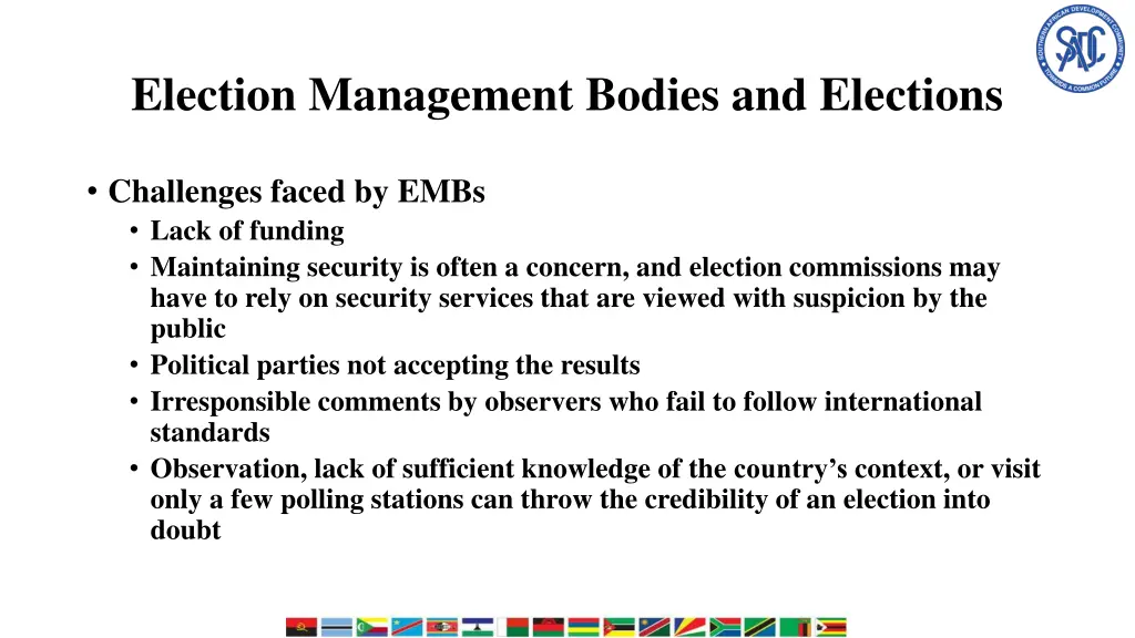 election management bodies and elections 1