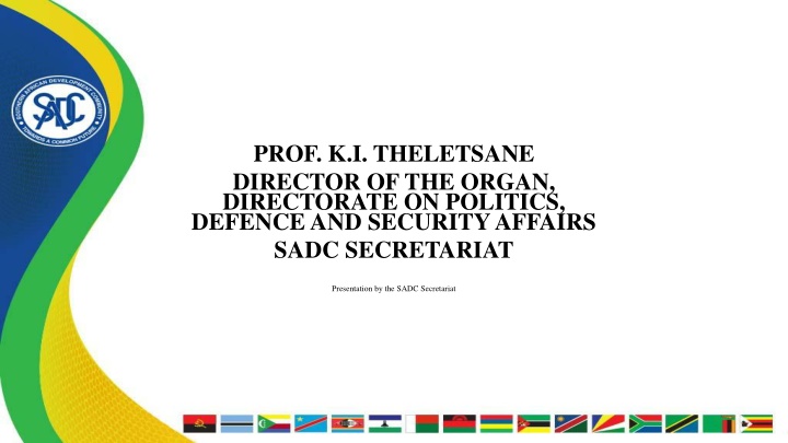 prof k i theletsane director of the organ