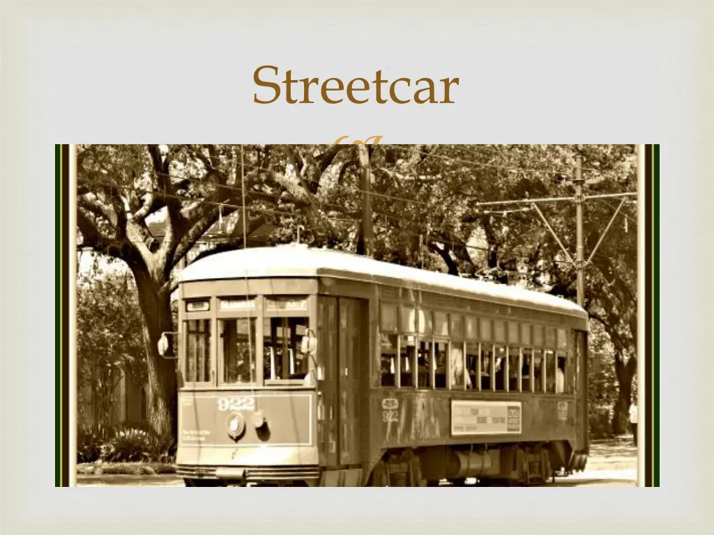 streetcar