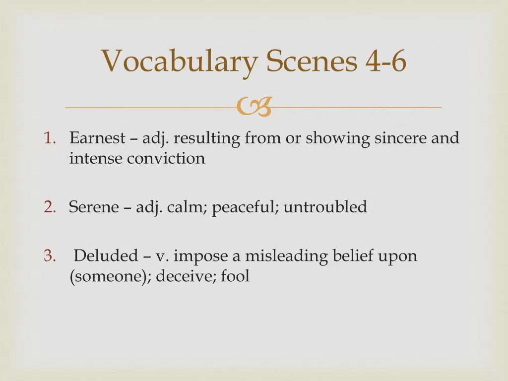 vocabulary scenes 4 6