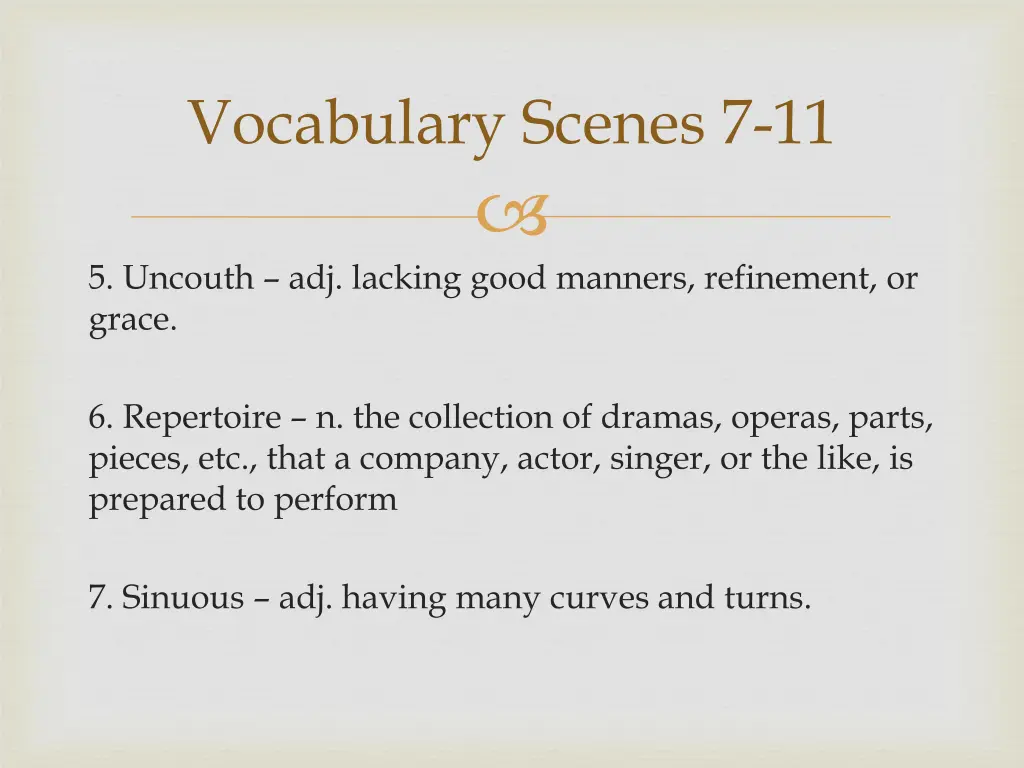 vocabulary scenes 7 11 1