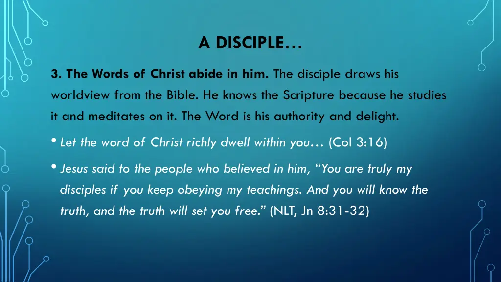 a disciple 1