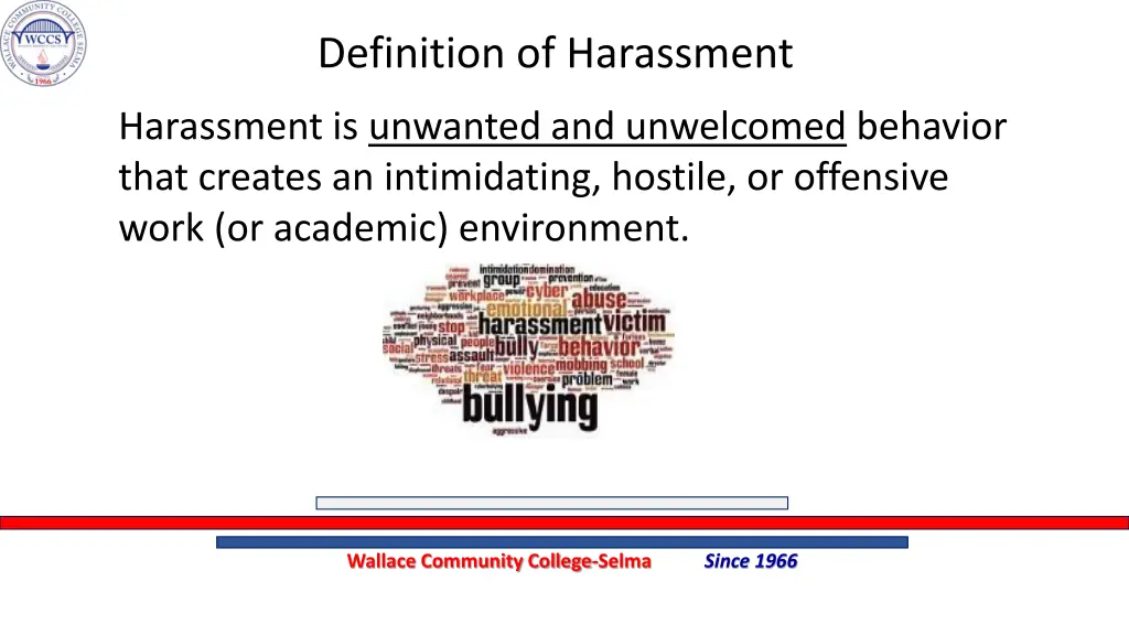 definition of harassment