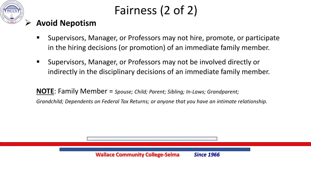 fairness 2 of 2