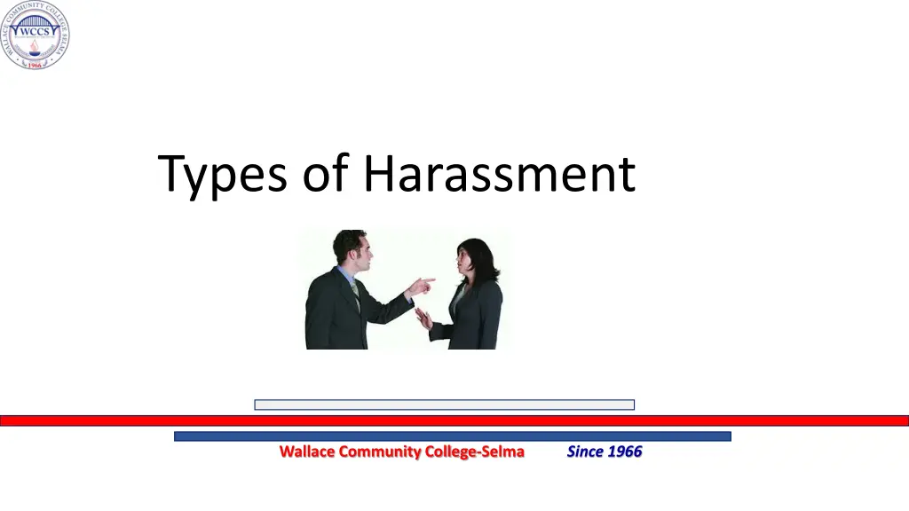 types of harassment