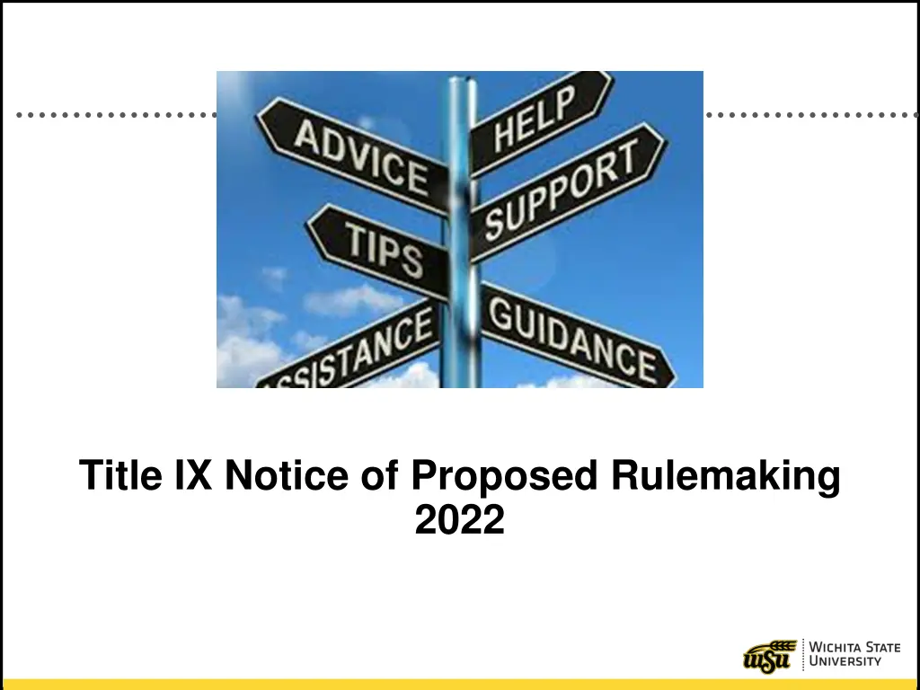 title ix notice of proposed rulemaking 2022