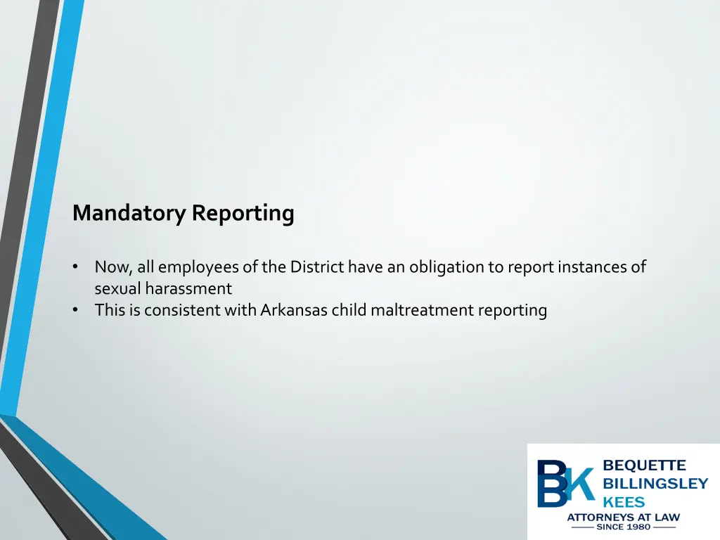 mandatory reporting