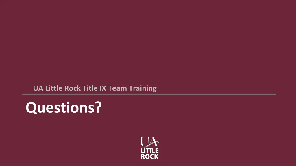 ua little rock title ix team training 4