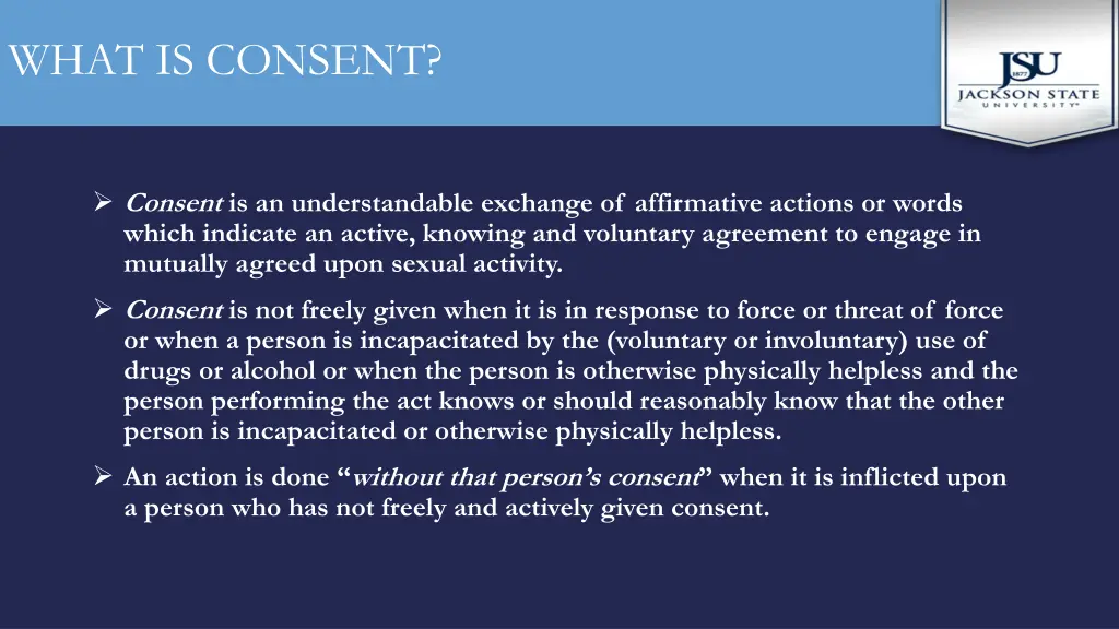 what is consent