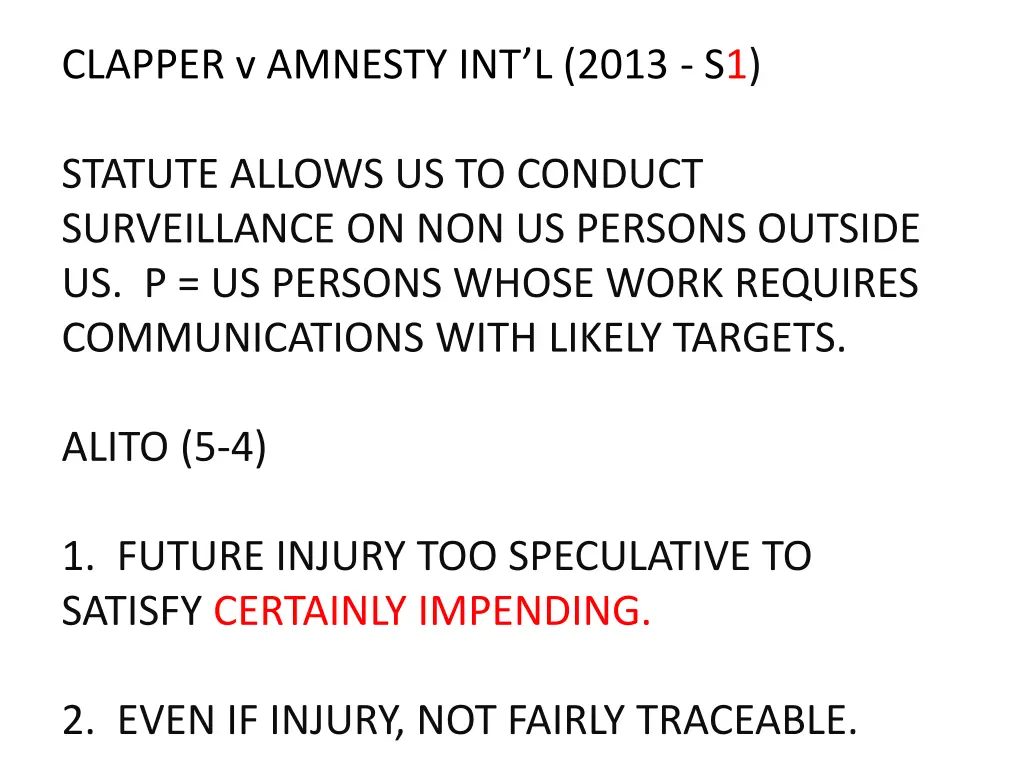 clapper v amnesty int l 2013 s1