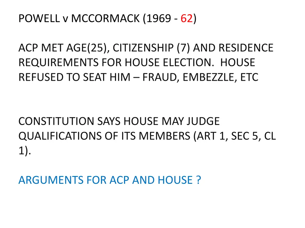 powell v mccormack 1969 62