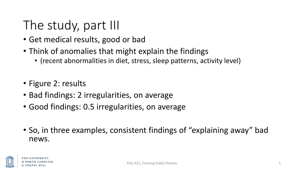 the study part iii get medical results good